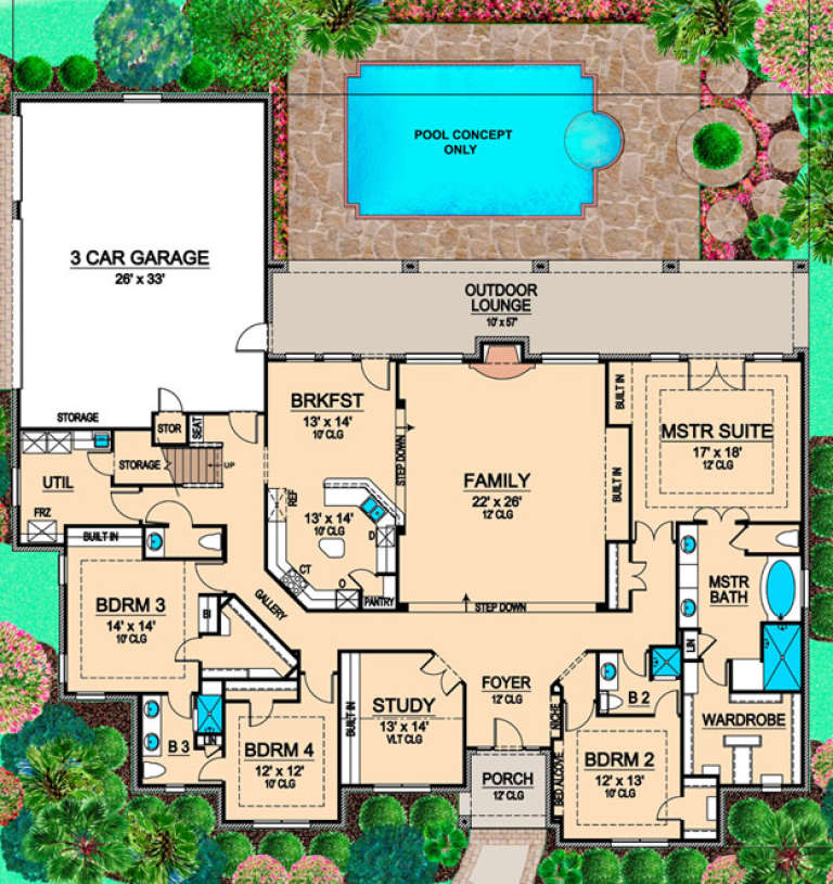 House Plan House Plan #16503 Drawing 1