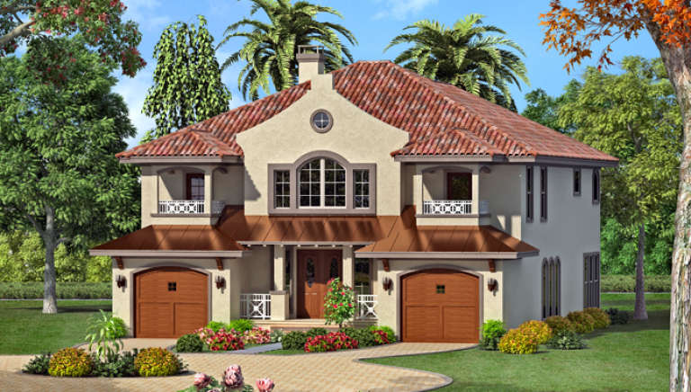House Plan House Plan #16520 Front Elevation