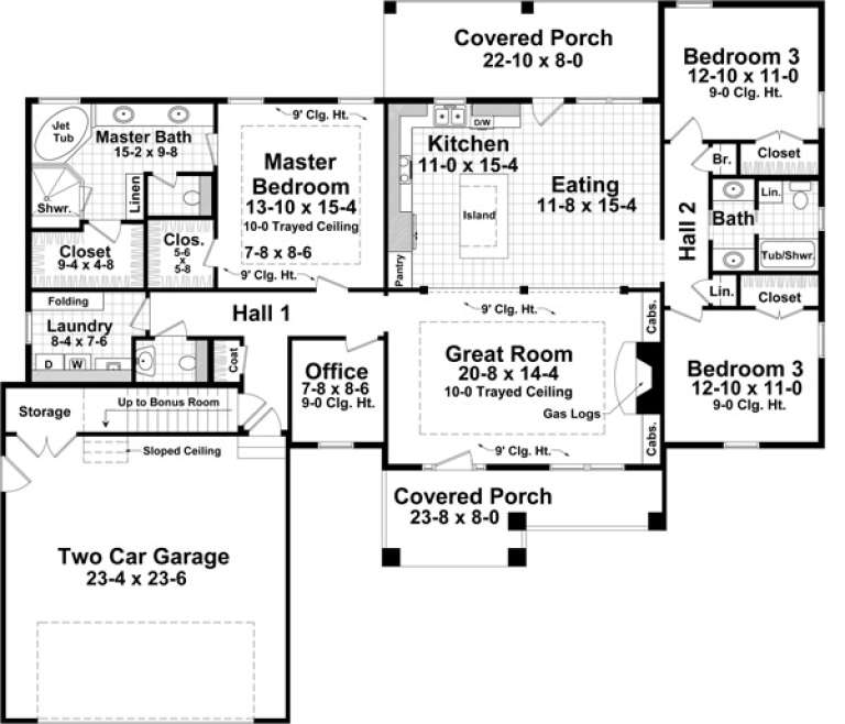 House Plan House Plan #16545 Drawing 1