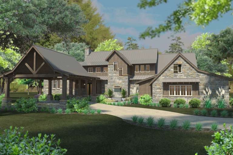 House Plan House Plan #16595 Front Elevation