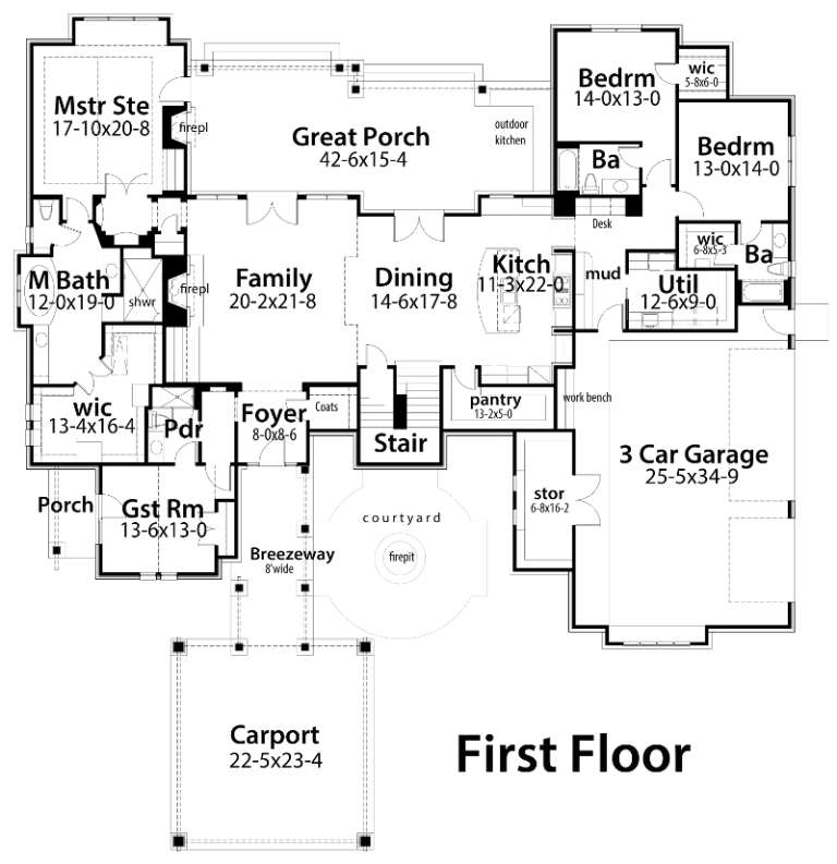 House Plan House Plan #16595 Drawing 1