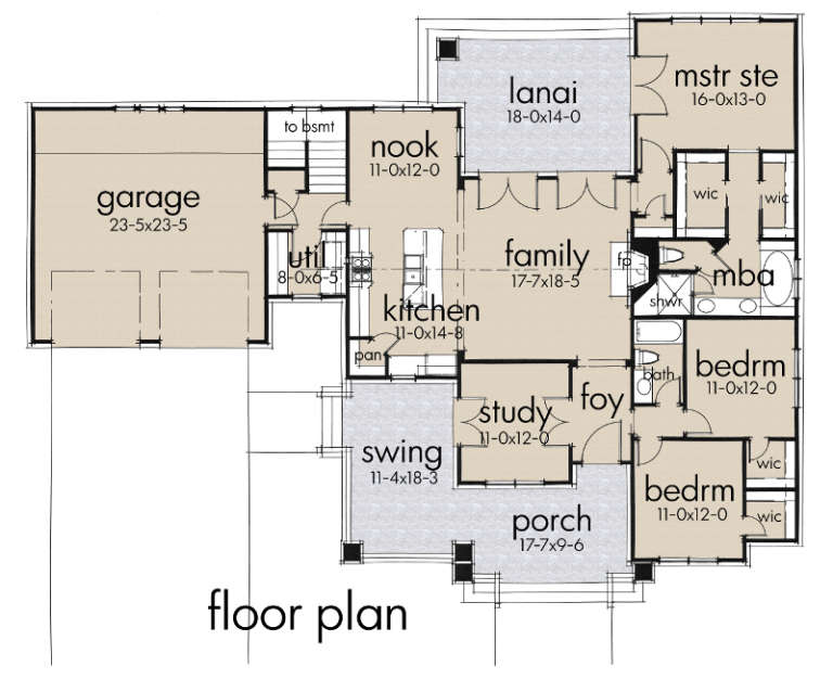 House Plan House Plan #16599 Drawing 1