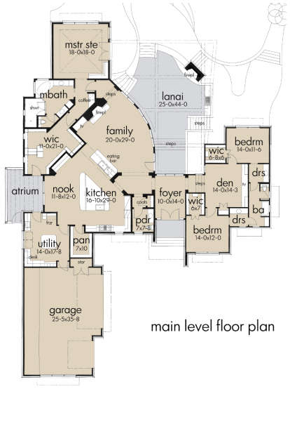 Floorplan 1 for House Plan #9401-00087