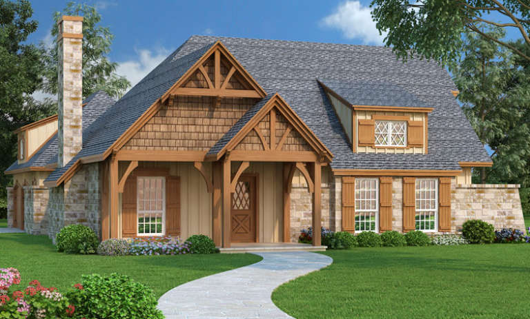 House Plan House Plan #16625 Front Elevation