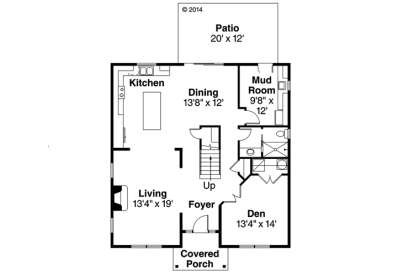 Floorplan 1 for House Plan #035-00660
