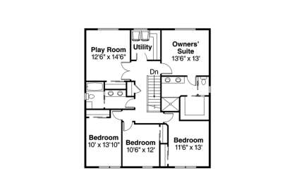 Floorplan 2 for House Plan #035-00660