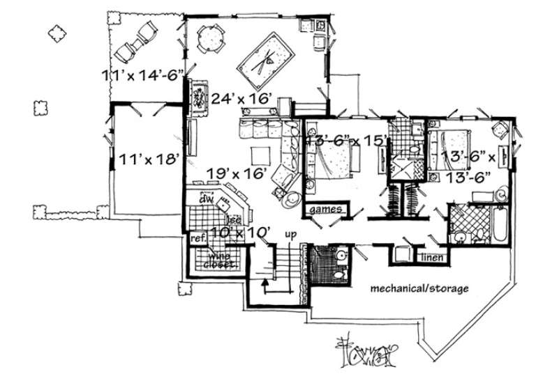 House Plan House Plan #16772 Drawing 2