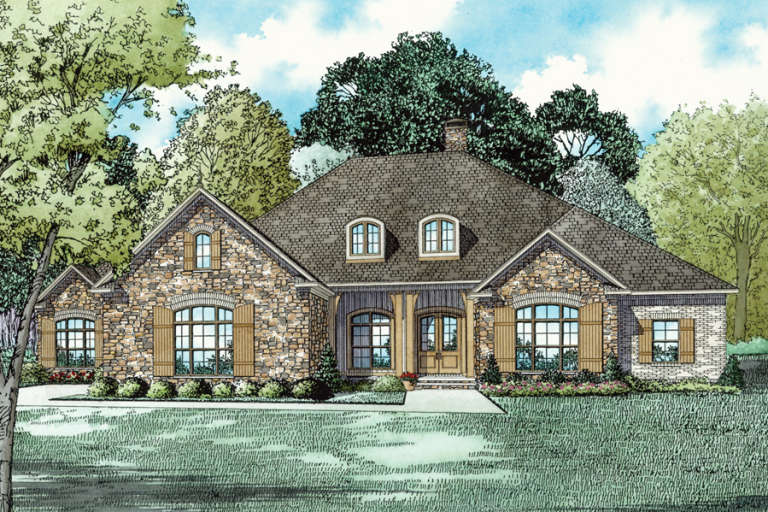 House Plan House Plan #16805 Front Elevation 