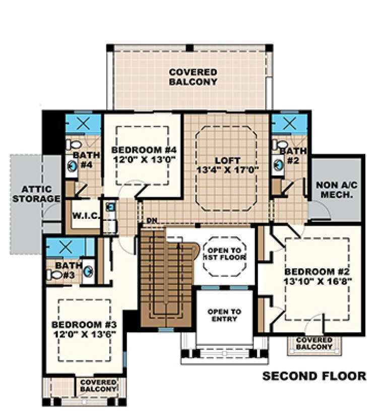 House Plan House Plan #16848 Drawing 2
