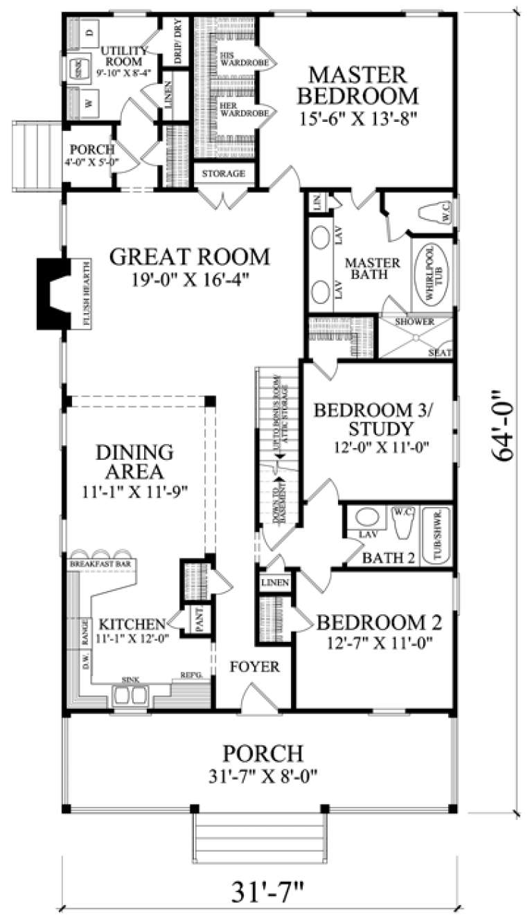 House Plan House Plan #16875 Drawing 1