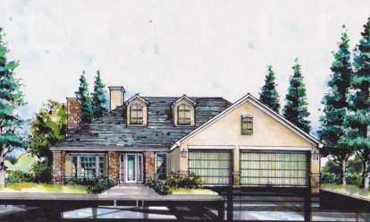 Traditional House Plan #5445-00235 Elevation Photo