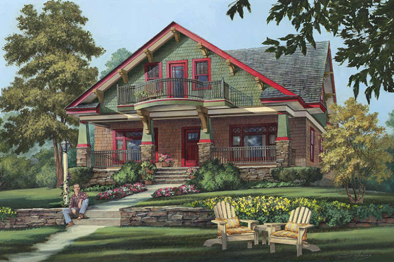 House Plan House Plan #17115 Front Elevation
