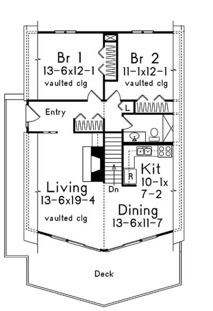 Main Floor Plan for House Plan #5633-00320