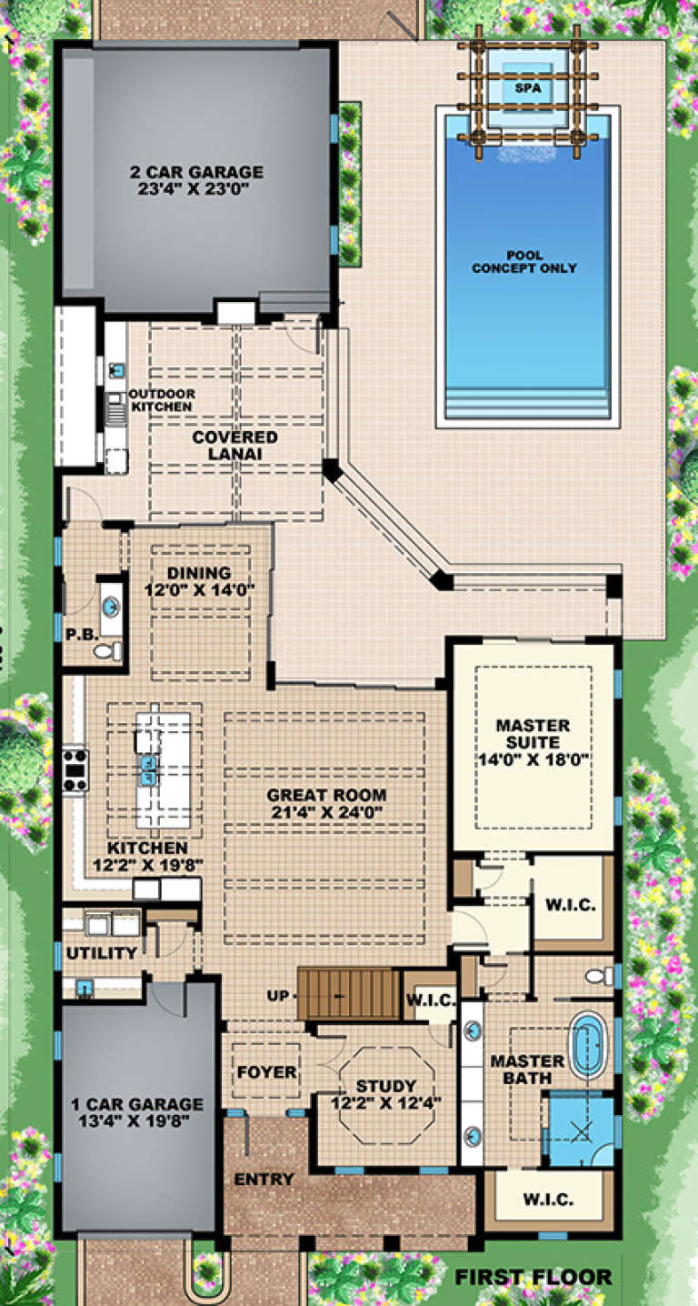 House Plan House Plan #17315 Drawing 1