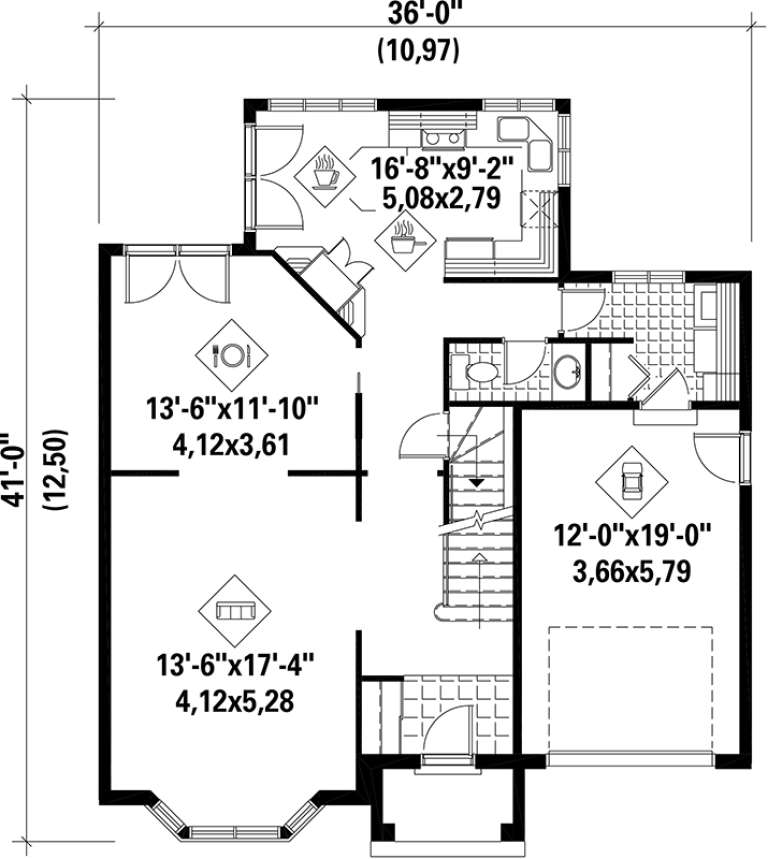 House Plan House Plan #17431 Drawing 1