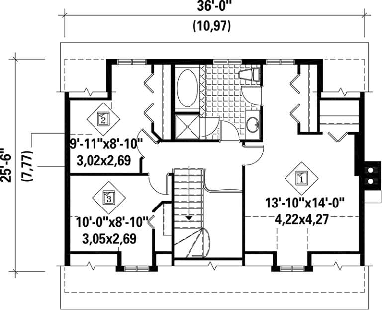 House Plan House Plan #17444 Drawing 2