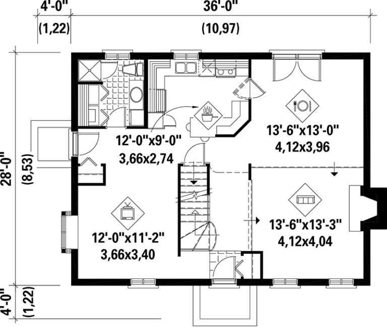 House Plan House Plan #17445 Drawing 1