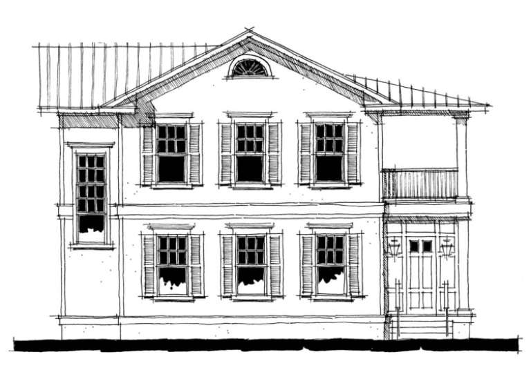 House Plan House Plan #175 Front Elevation