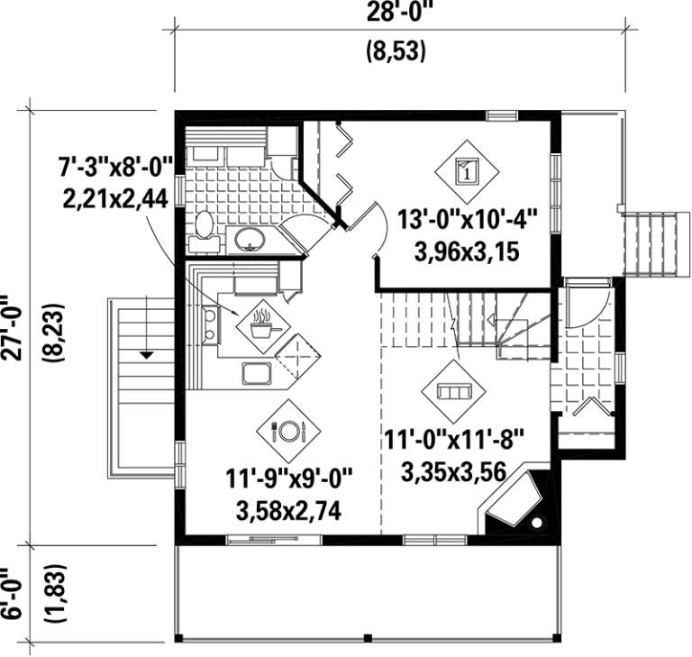 House Plan House Plan #17550 Drawing 1