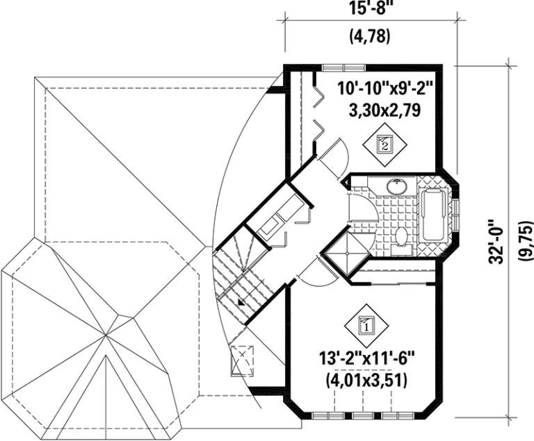 House Plan House Plan #17591 Drawing 2
