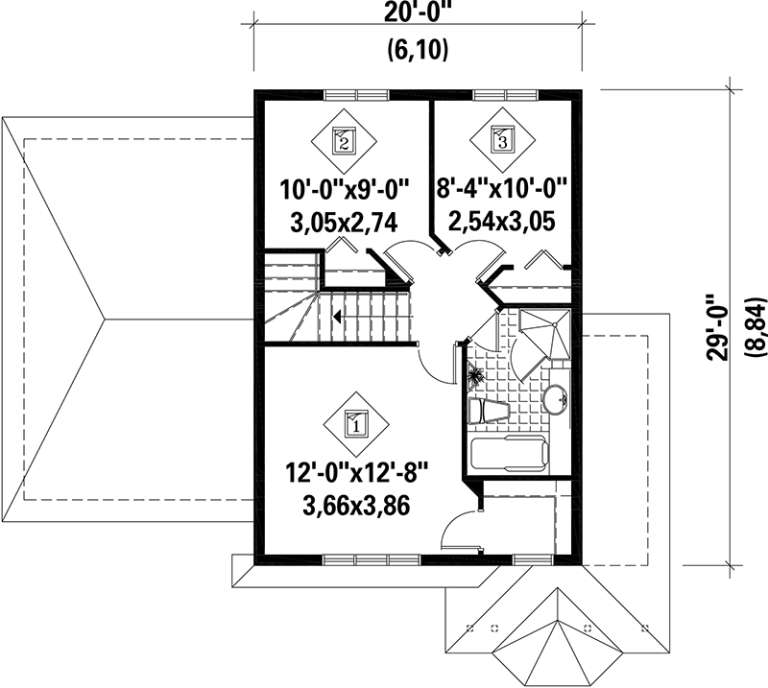House Plan House Plan #17603 Drawing 2