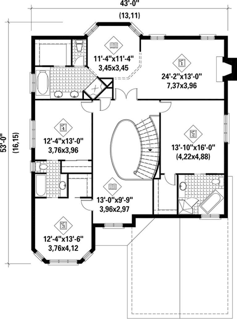 House Plan House Plan #17641 Drawing 2