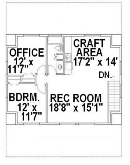 Second Floor for House Plan #039-00406