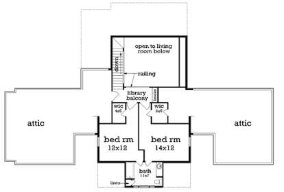 Floorplan 2 for House Plan #048-00251