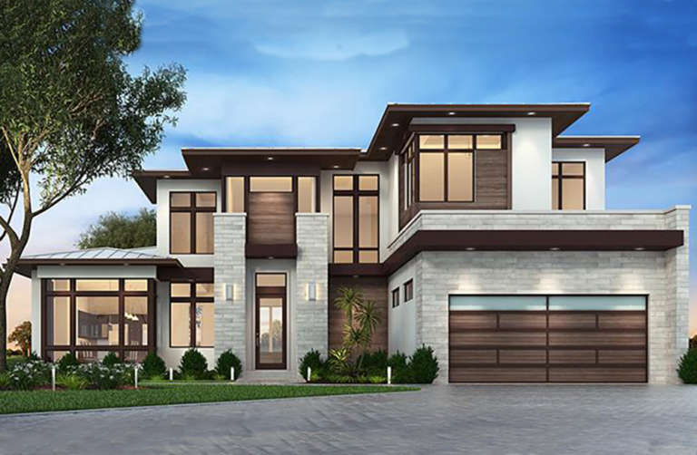 House Plan House Plan #17695 Front Elevation 