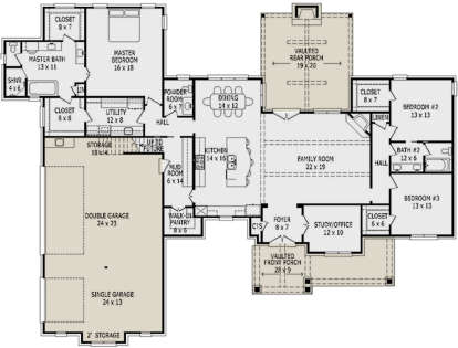 Main Floor for House Plan #940-00009