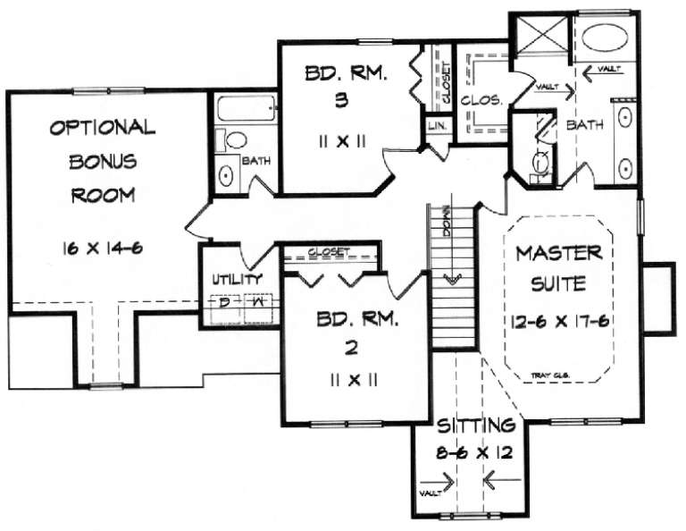 House Plan House Plan #18218 Drawing 2