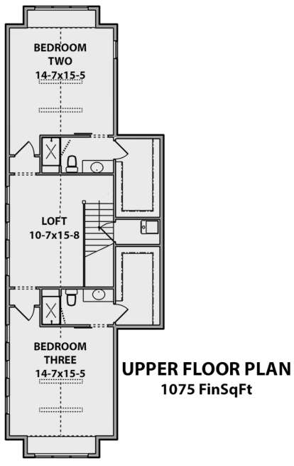 Second Floor for House Plan #5631-00062