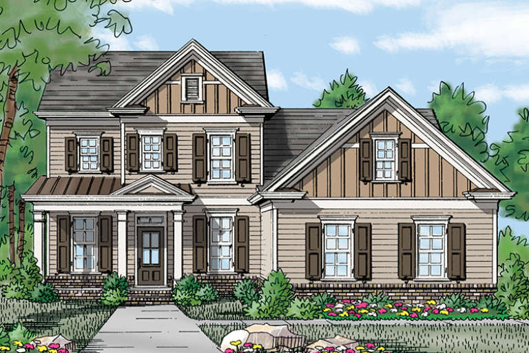 House Plan House Plan #18327 Front Elevation