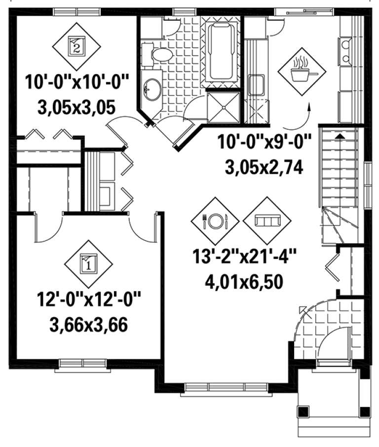 House Plan House Plan #18389 Drawing 1