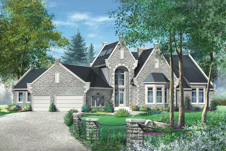 House Plan House Plan #18405 Front Elevation