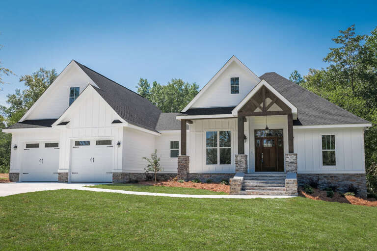 Craftsman Plan: 2,073 Square Feet, 3 Bedrooms, 2 Bathrooms - 041-00161