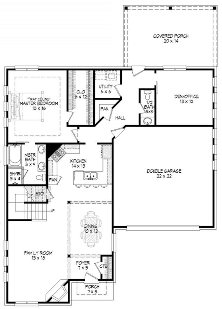 House Plan House Plan #18442 Drawing 1