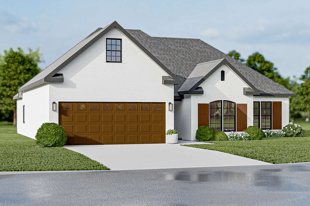 Traditional Plan: 1,640 Square Feet, 3 Bedrooms, 2 Bathrooms - 8318-00039