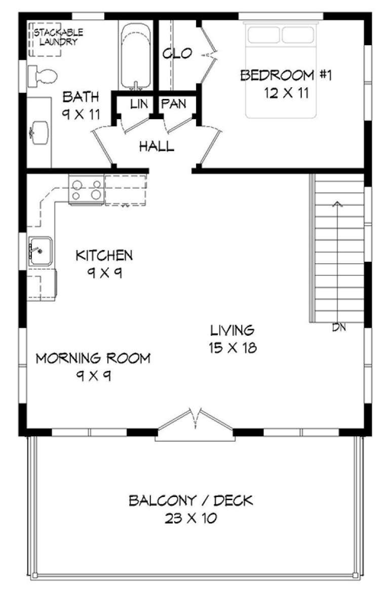 House Plan House Plan #18523 Drawing 1