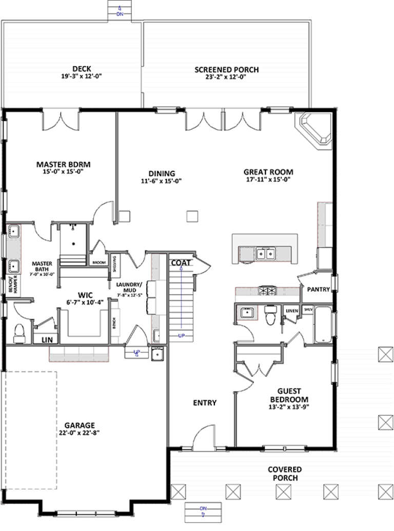 House Plan House Plan #18551 Drawing 1