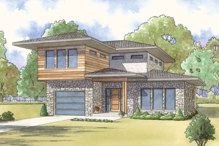 House Plan House Plan #18606 Front Elevation