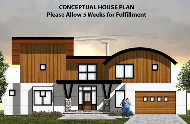 House Plan House Plan #18668 Front Elevation 