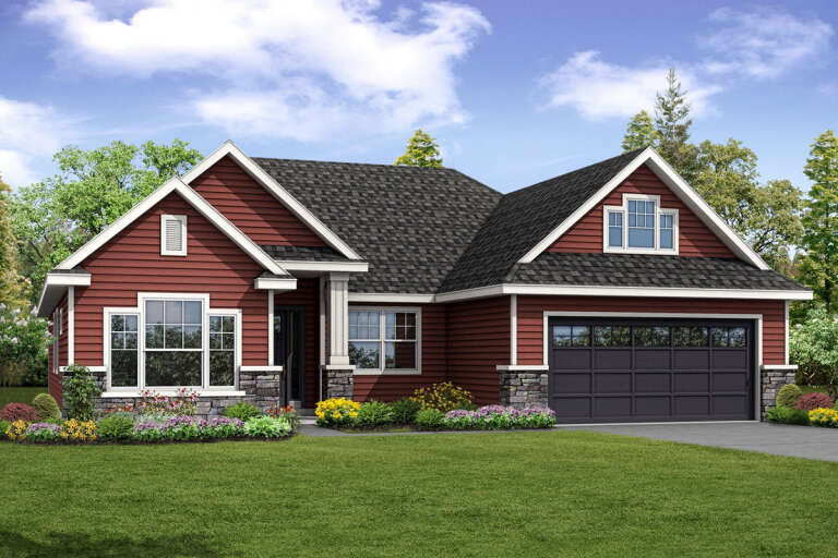 House Plan House Plan #18675 Front Elevation
