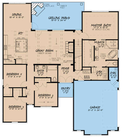 Main Floor for House Plan #8318-00057