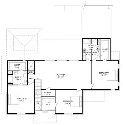 Floorplan 2 for House Plan #940-00066