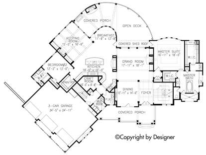 Main Floor  for House Plan #699-00075