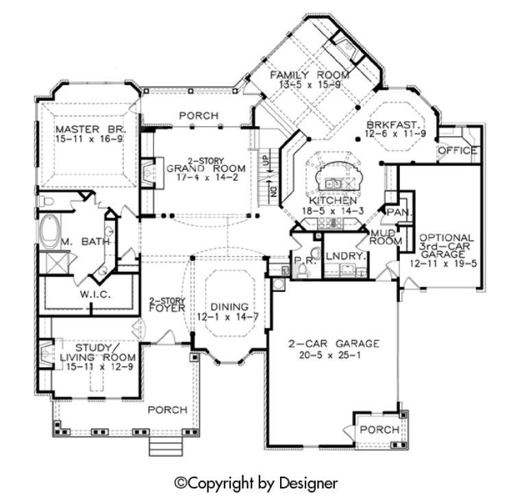 House Plan House Plan #18716 Drawing 1