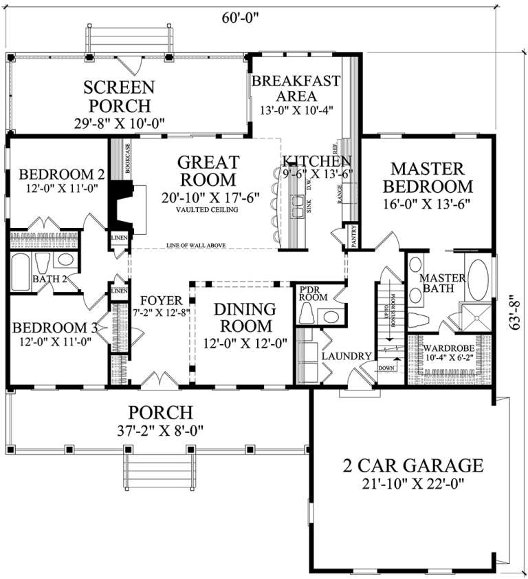 House Plan House Plan #18765 Drawing 1