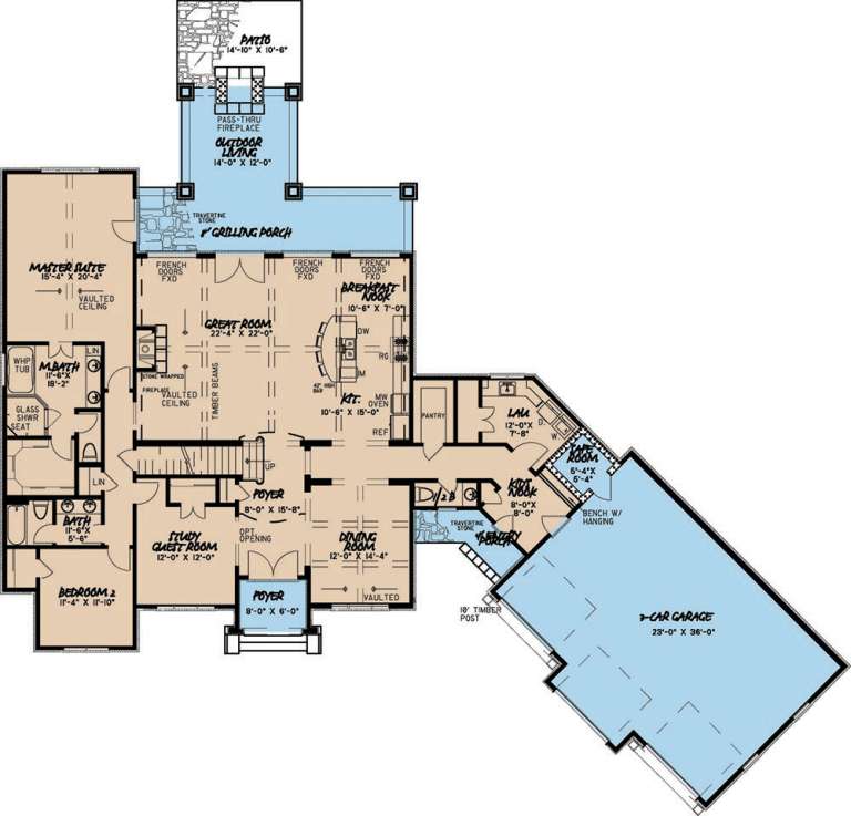 House Plan House Plan #18770 Drawing 1