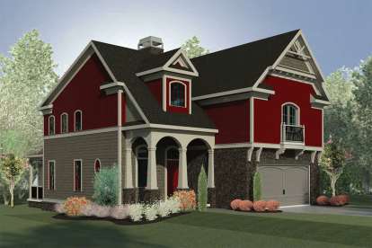 Craftsman House Plan #6082-00130 Elevation Photo